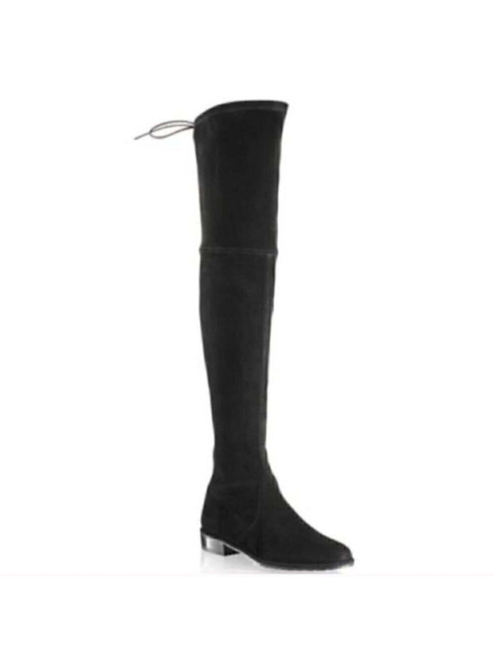 Stuart Weitzman Black Lowland Suede Thigh High Boots - 5, 💯 AUTHENTIC!